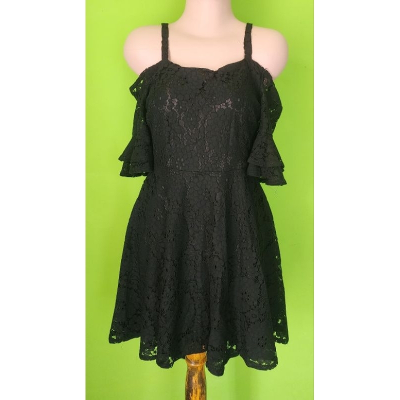 mini dress sabrina brokat sexy