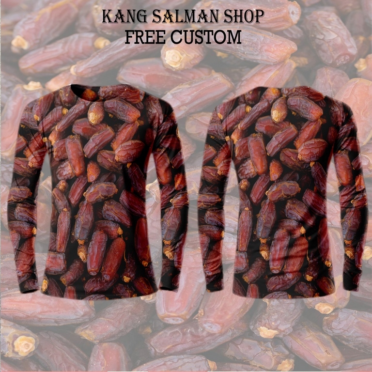 kaos atasan pria baju kurma Fullprinting terunik viral tiktok