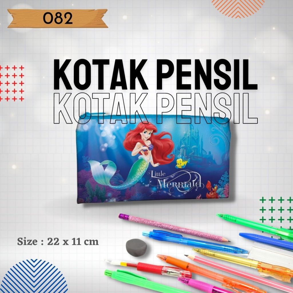 

Tempat Pensil, Tempat Pensil Karakter MERMAID, Termurah dan Original Lucu dan Awet