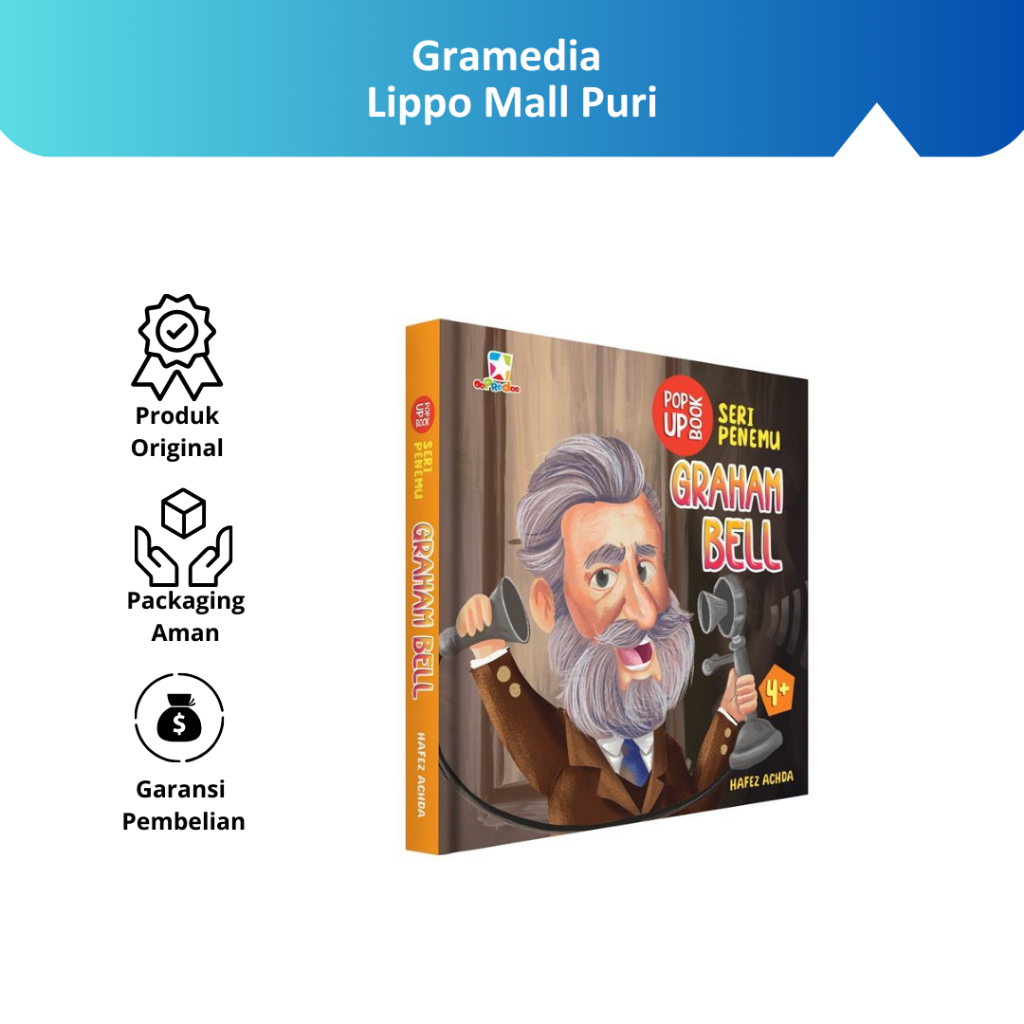 Gramedia Lippo Mall Puri - Pop Up Book Seri Penemu: Graham Bell )