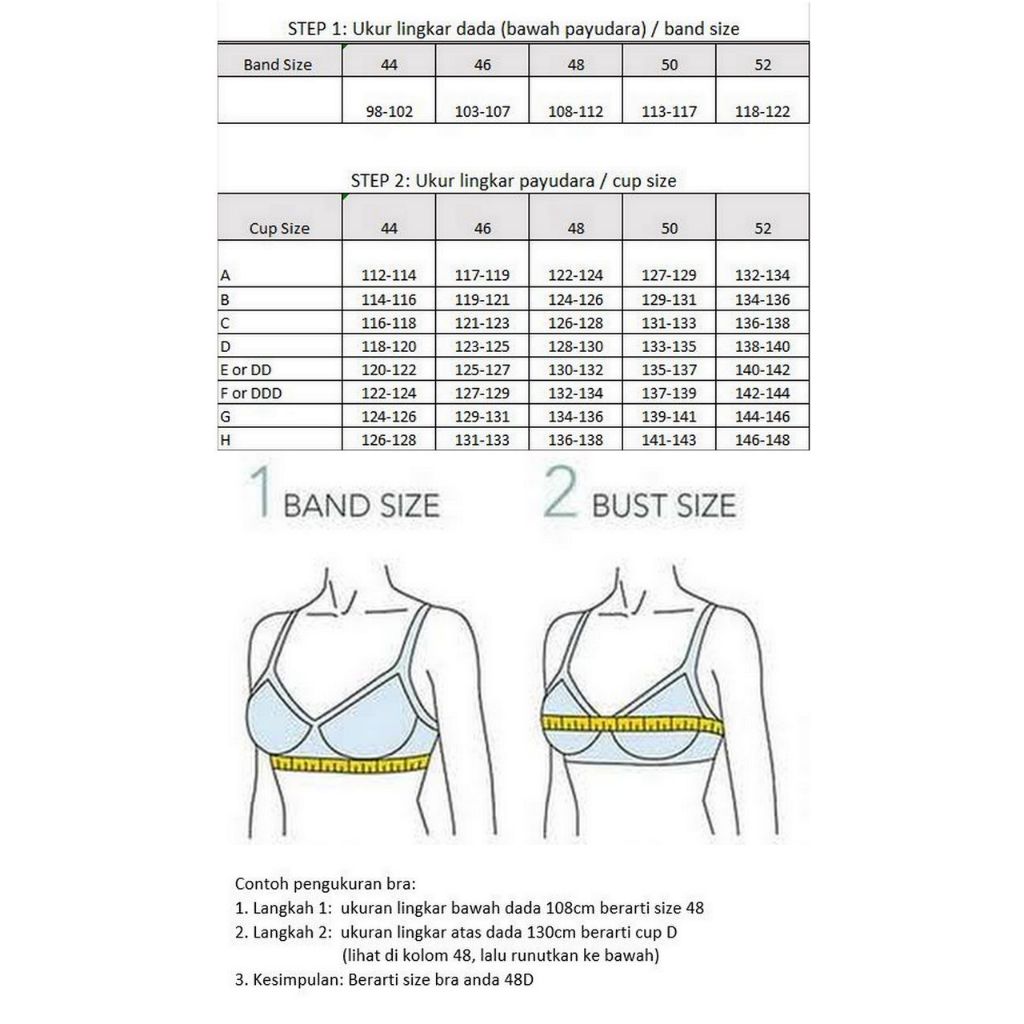 Bra Wanita Kawat Tanpa Busa DEBENHAMS Big Size 32DD S/D 40J Cup 3/4 Mix Lace Renda Non Padded