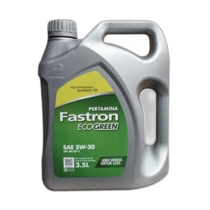Oli Pertamina Fastron Ecogreen SAE 5W30 oli 5W-30 Kemasan Galon 3,5 L