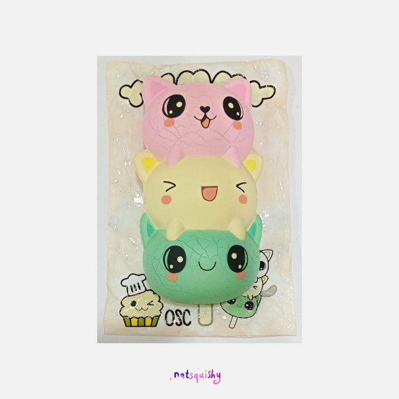 Natsquishy- Squishy Osc Jumbo Kitty Dango