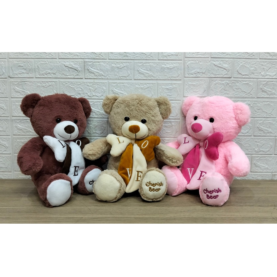 Boneka Teddy Bear Love Cherish Ukuran L
