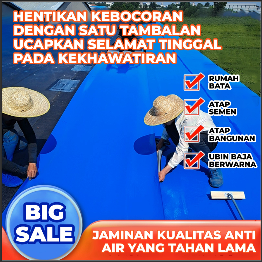 Lakban Anti Bocor untuk Atap - Lebar 20 cm Panjang Dapat Disesuaikan