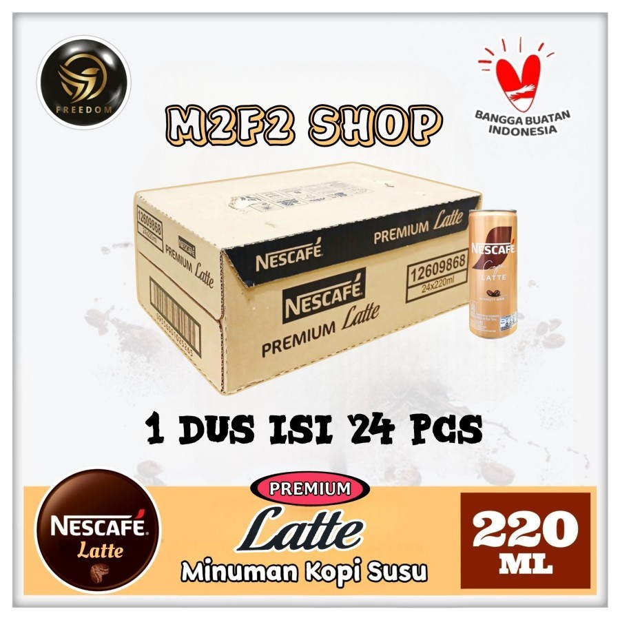 

Nescafe Coffee Premium Latte Can | Kopi Kaleng - 220 ml (Kemasan Karton)