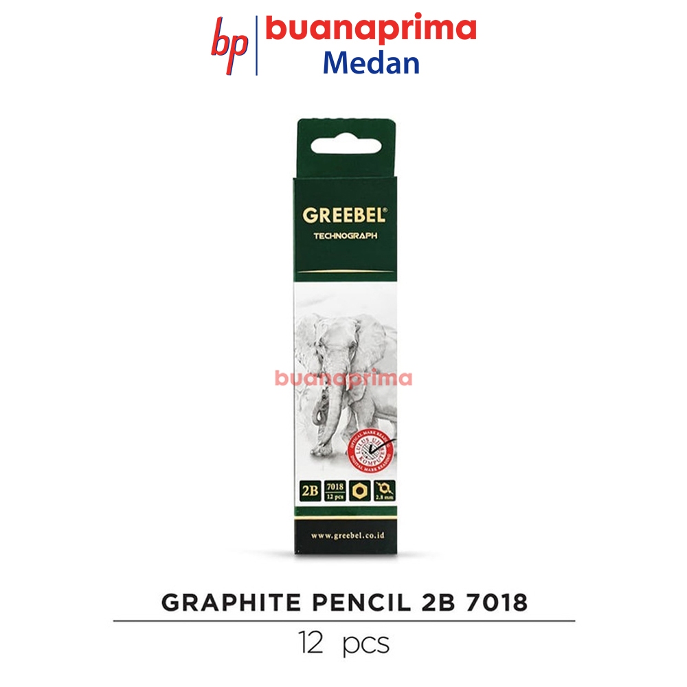 

Pensil GREEBEL 2B 7018 isi 12 buah Komputer Pensil Ujian Kayu