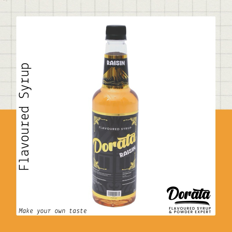 

Syrup Raisin Dorata 750 ml - Sirup Dorata Rasa Raisin Premium