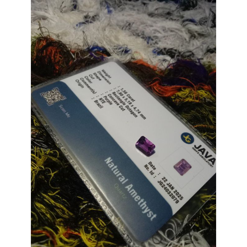 BERLIAN NATURAL AMETHYST ASLI BRAZIL BERSERTIFIKAT
