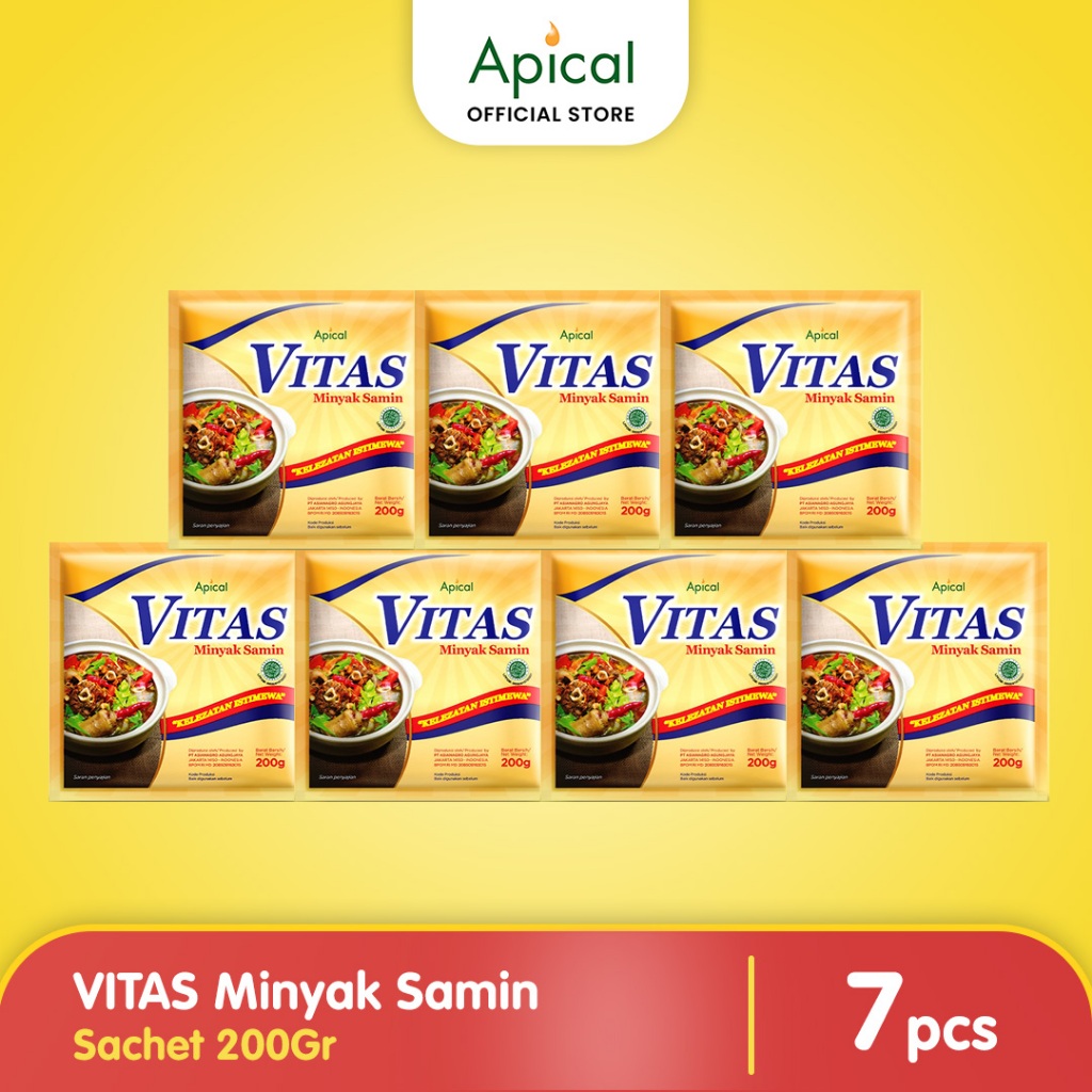 

Vitas Minyak Samin Sachet 200Gr Multipack 7 pcs