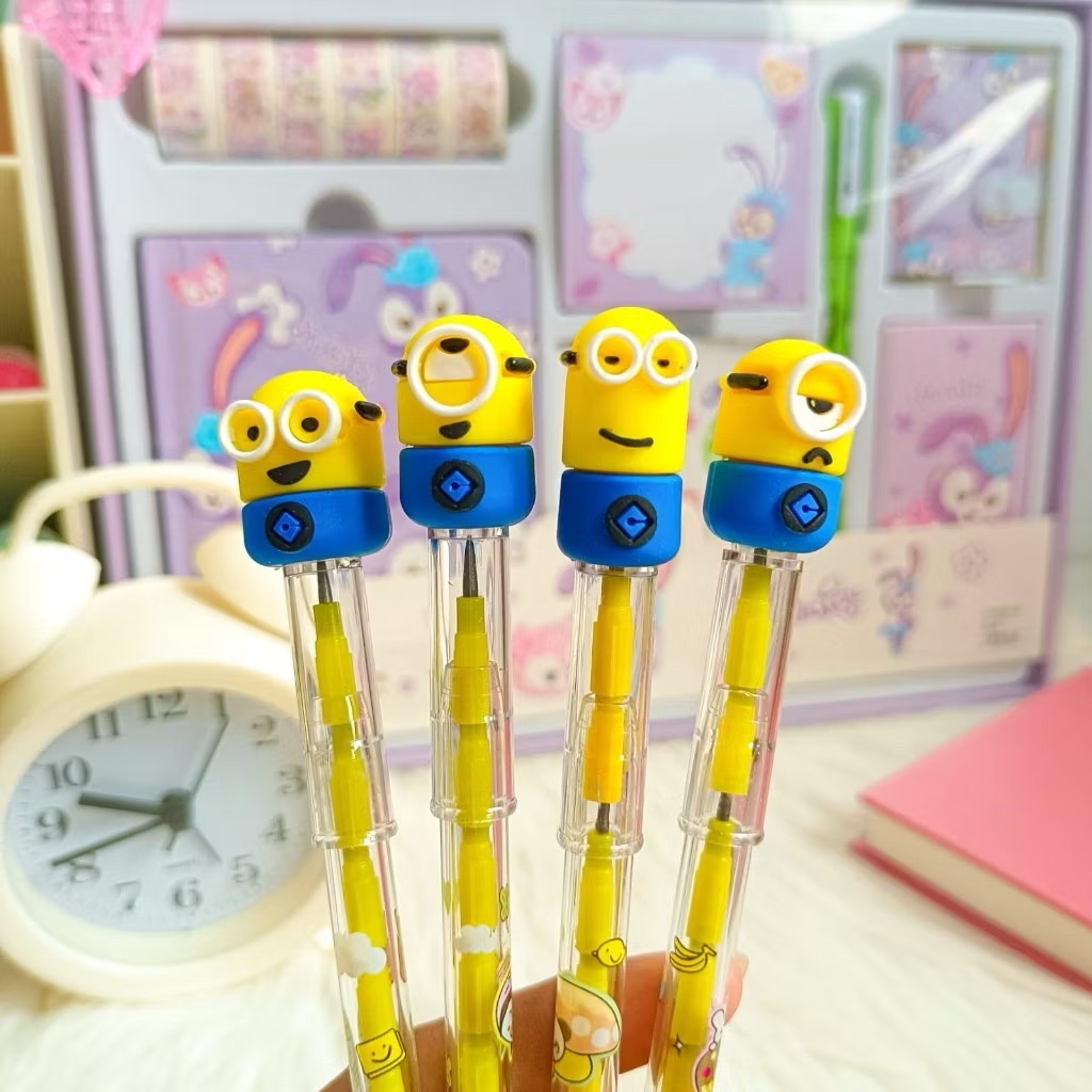 

Pensil Susun Anak Minions Lucu Imut Pensil Bensia Susun Sambung Karakter Souvenir