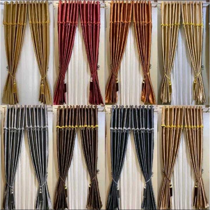 (PONI TEMPEL) Gorden Blackout polos poni renda kristal cantik