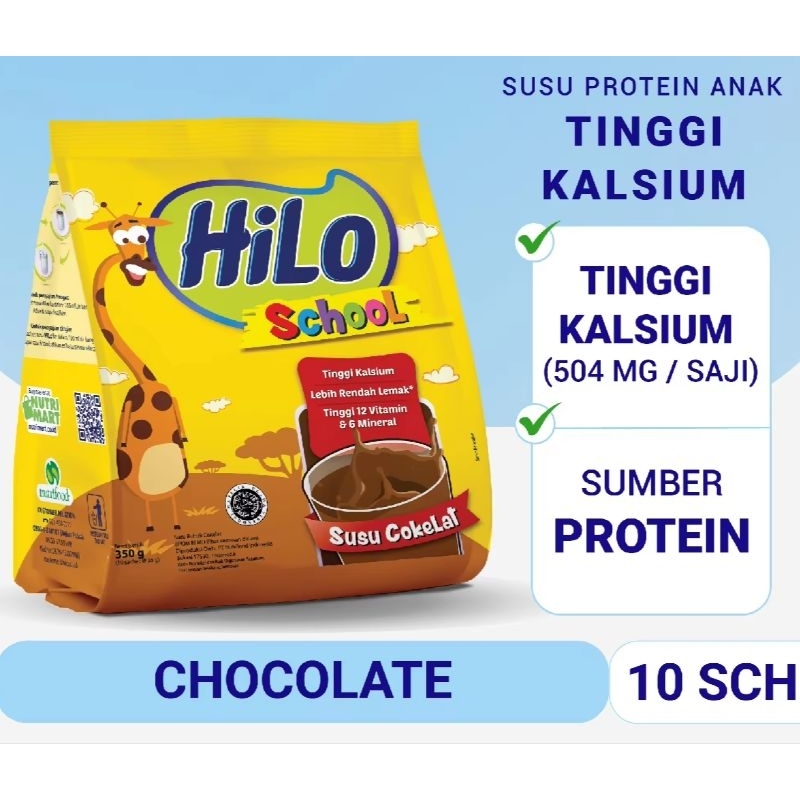 

Hilo School Calcium Chocolate 350gr-10 Sachet (100% ORIGINAL)