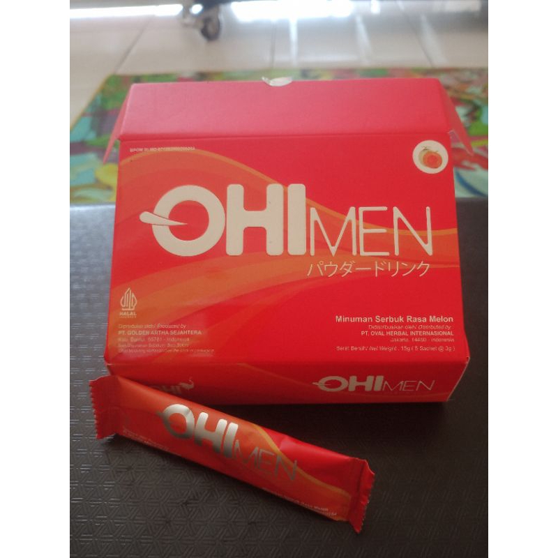 OHImen Suplemen Pria / Meningkatkan Stamina dan Vitalitas / Minuman Serbuk Herbal
