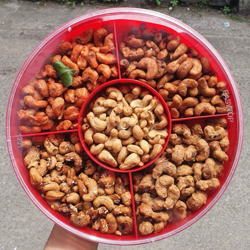 

(TERLARIS) HAMPER KACANG MEDE TRAY 5 Rasa 900g