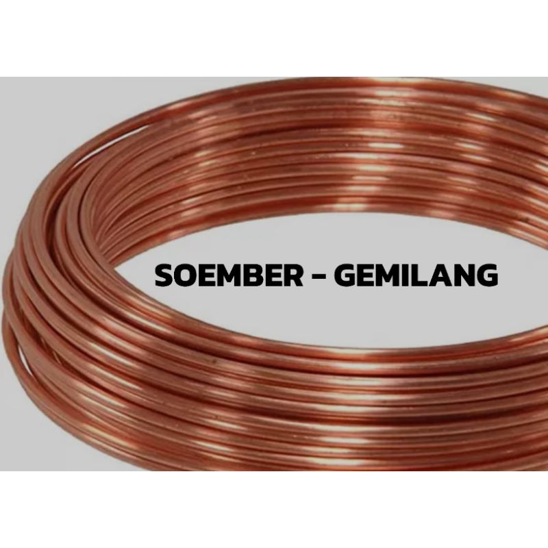 Kawat tembaga 3mm x 1000mm - kawat tembaga 3mm x 1meter
