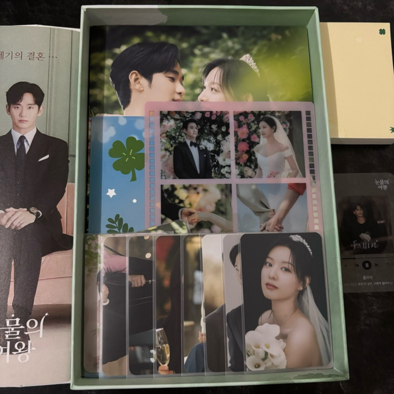 queen of tears ost album kim soohyun kim jiwon photocard album fullset