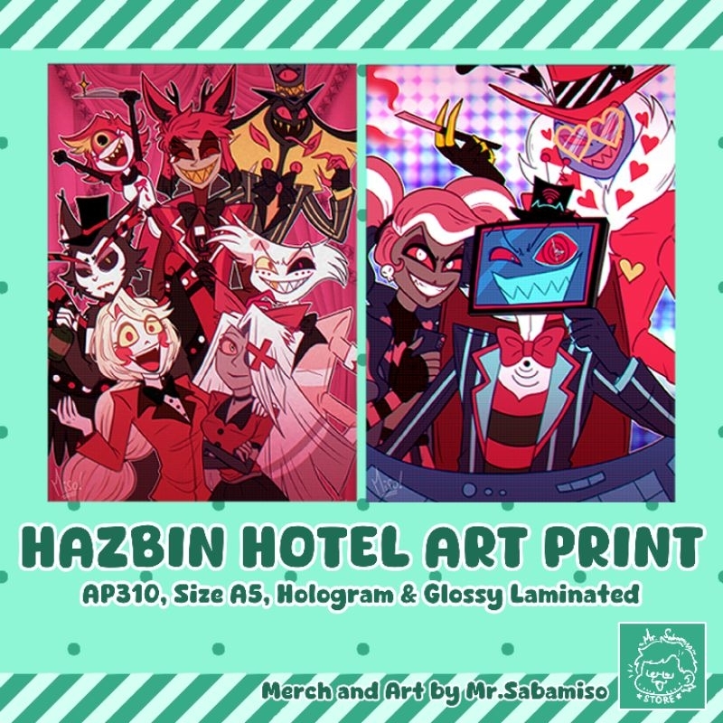 Hazbin Hotel A5 Art Print [READY STOCK]