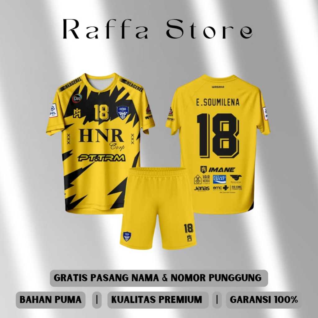 Jersey Futsal Away Fafage Terbearu 2025