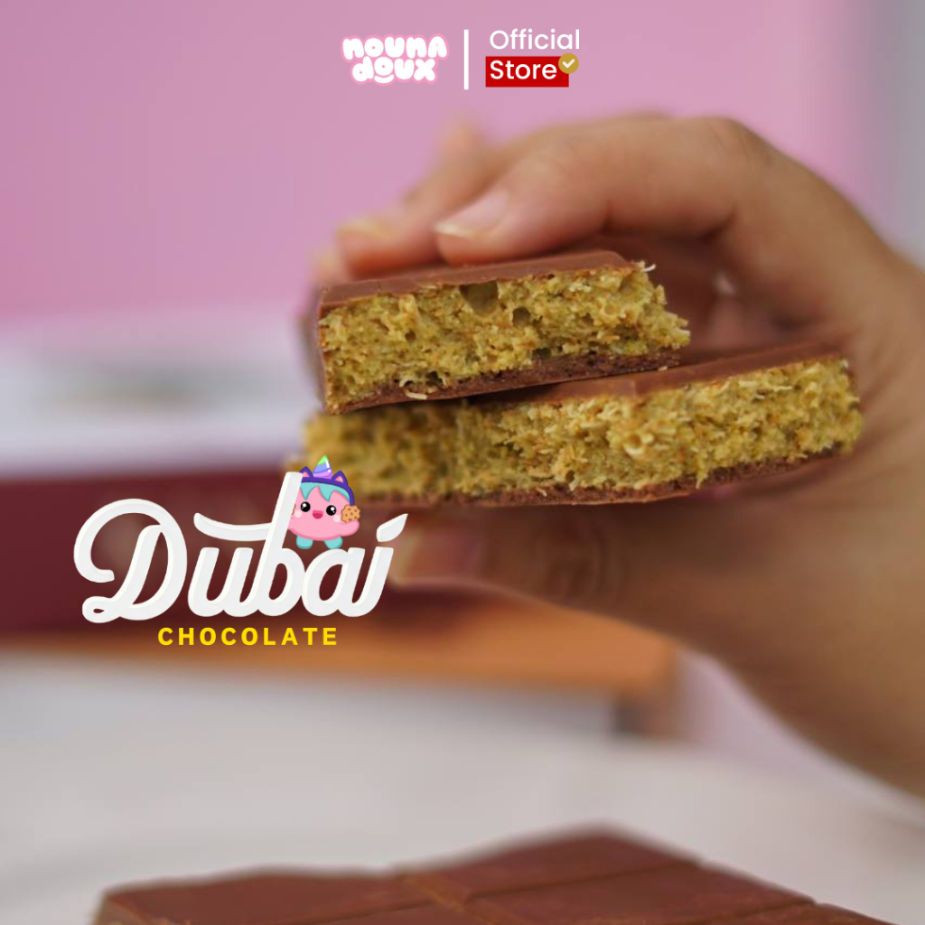 

Nounadoux - Pistachio dubai coklat bar