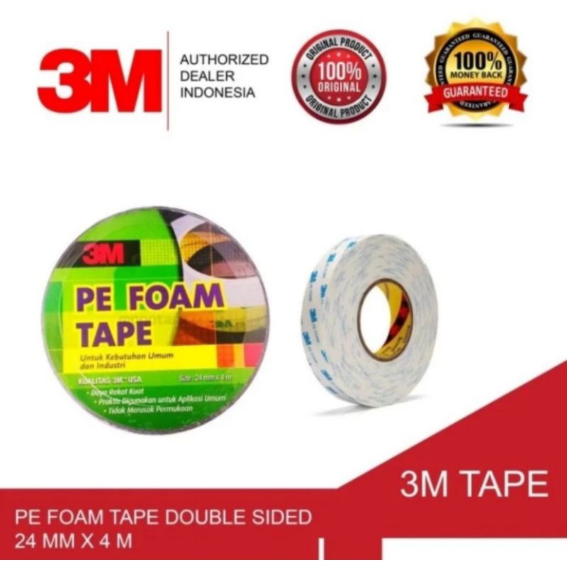 

Double Tape PE-Foam 3M ukuran 24mm x 4M usa oryginal