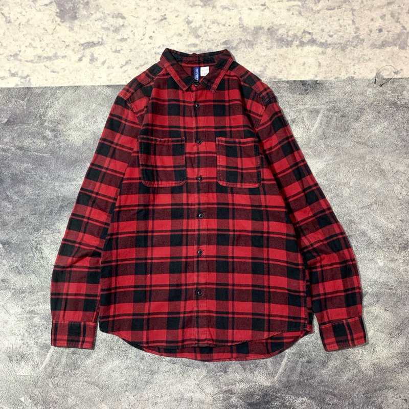 KEMEJA FLANEL H&M