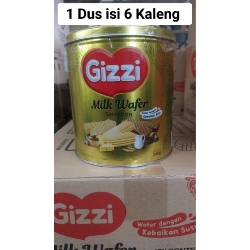 

Gizi Milk Wafer Selection Dus 6 kaleng