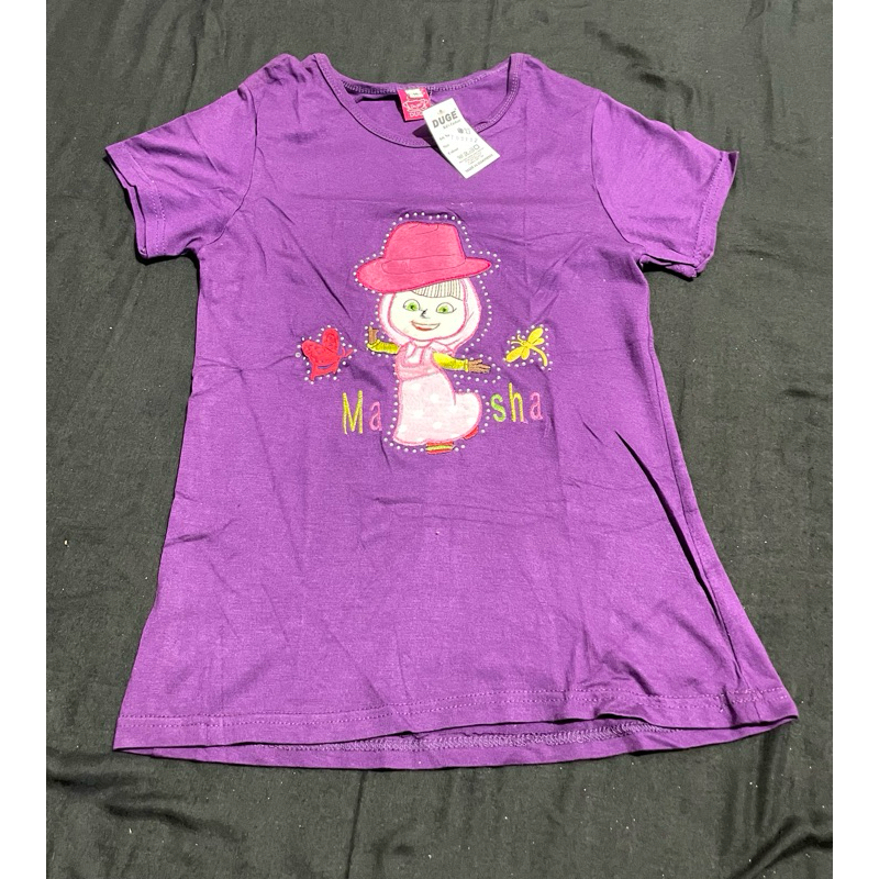 Kaos anak perempuan Ungu