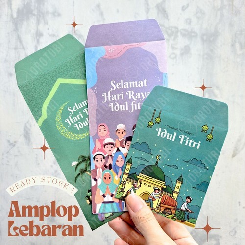 

AMPLOP/ ANGPAU LEBARAN IDUL FITRI BESAR ISI 10 PCS / AMPLOP LEBARAN MURAH