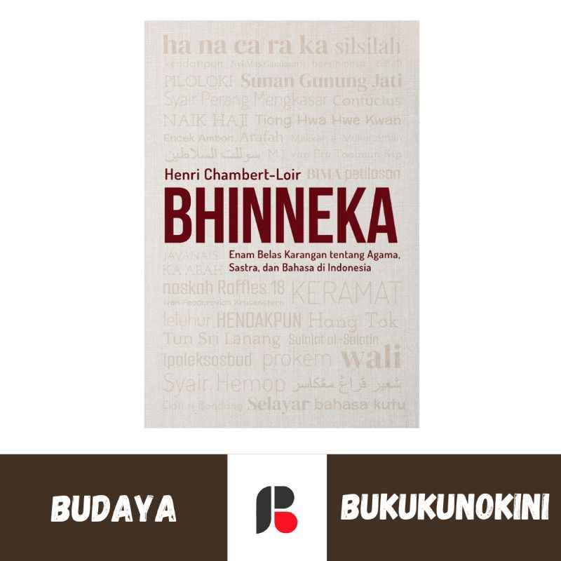 (Original, Segel) Buku Bhinneka: Enam Belas Karangan tentang Agama, Sastra, dan Bahasa di Indonesia 