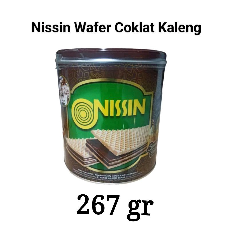 

Nissin Wafer Coklat Keleng 267 gr (Special Edition) Snack Lebaran Kue Idul fitri Parcel Lebaran