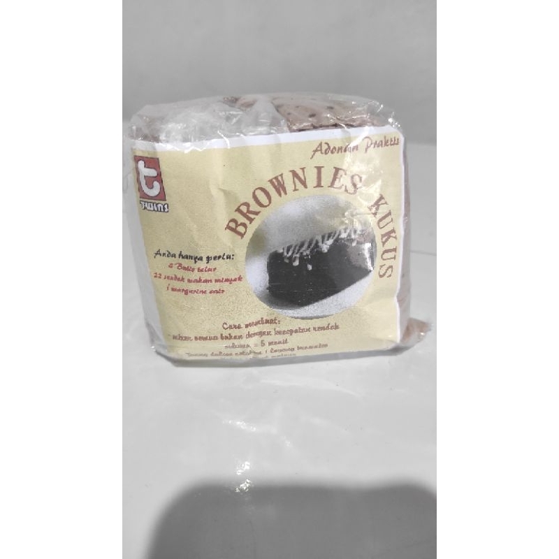 

Premix brownies kukus / premix instan brownies