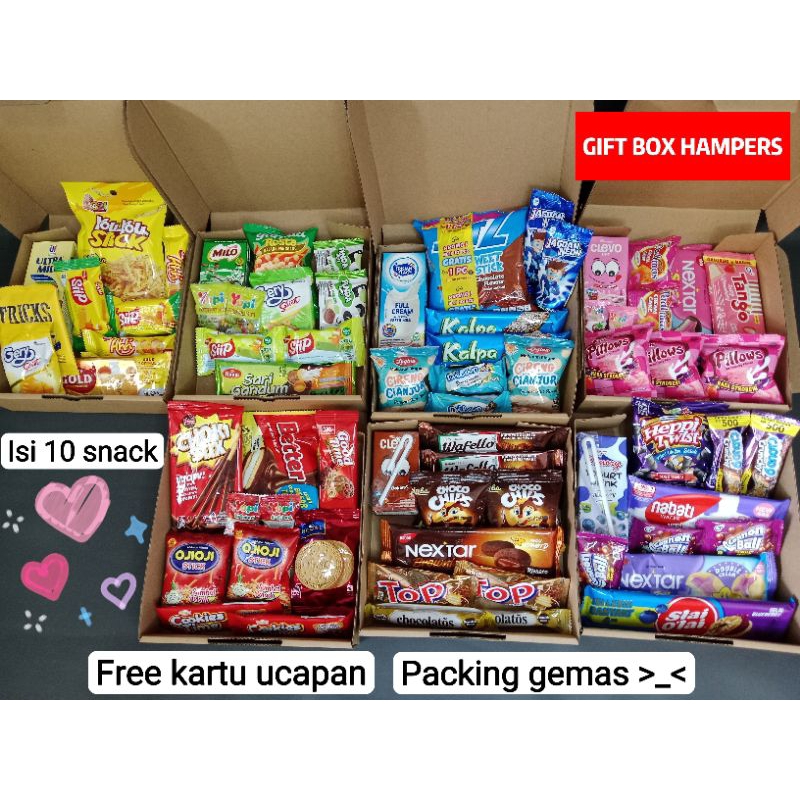 

Gift Box Hampers Ulang Tahun Hadiah Wisuda Kado Ulang Tahun Gift Box Snack Kado Bisa COD
