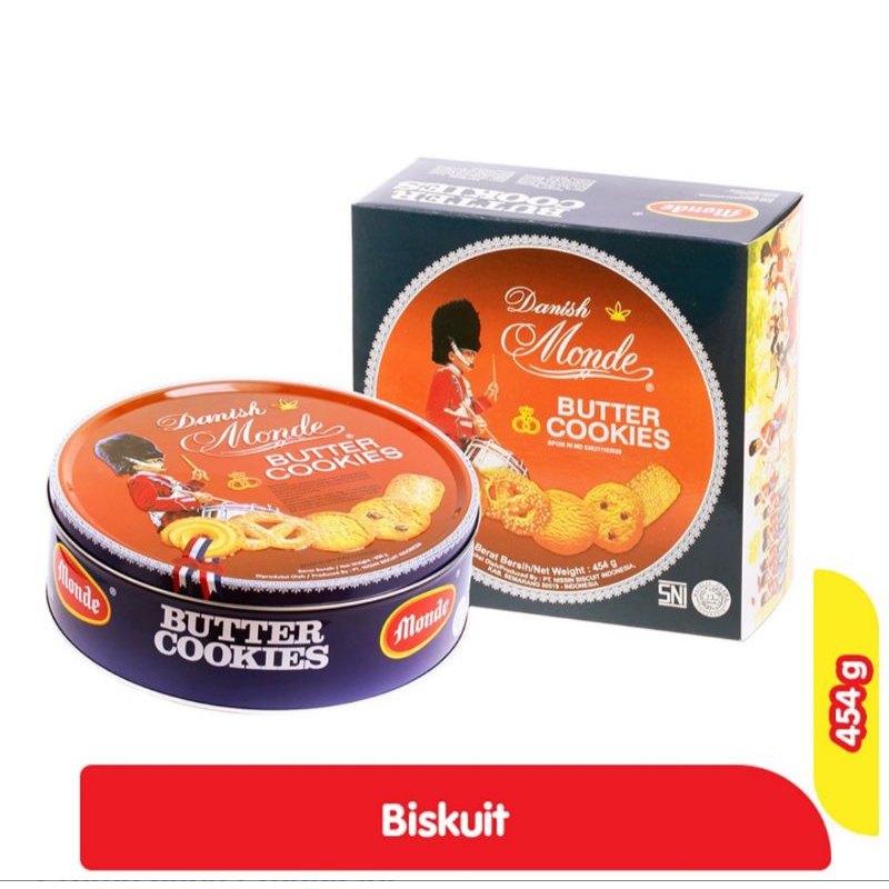 

MONDE BUTTER COOKIES 454G