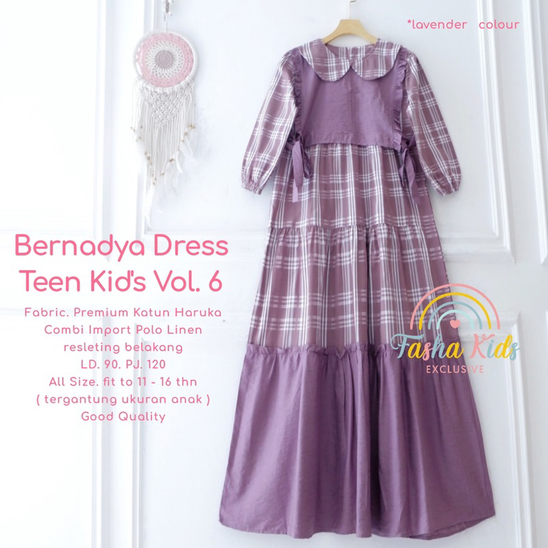 Gamis anak Bernadya vol.6-7 SET BY fasha