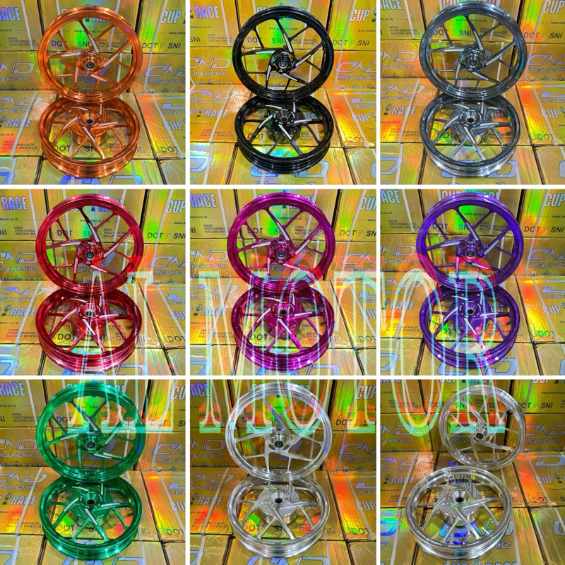VELG DND DELKEVIC Y SPEED RING 14 VARIO 125 150 / VARIO 110 / BEAT / SCOOPY / MIO SPORTY SOUL J / MI