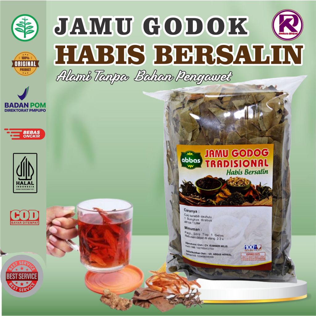 

Jamu Godok Tradisional Abis Bersalin Alami