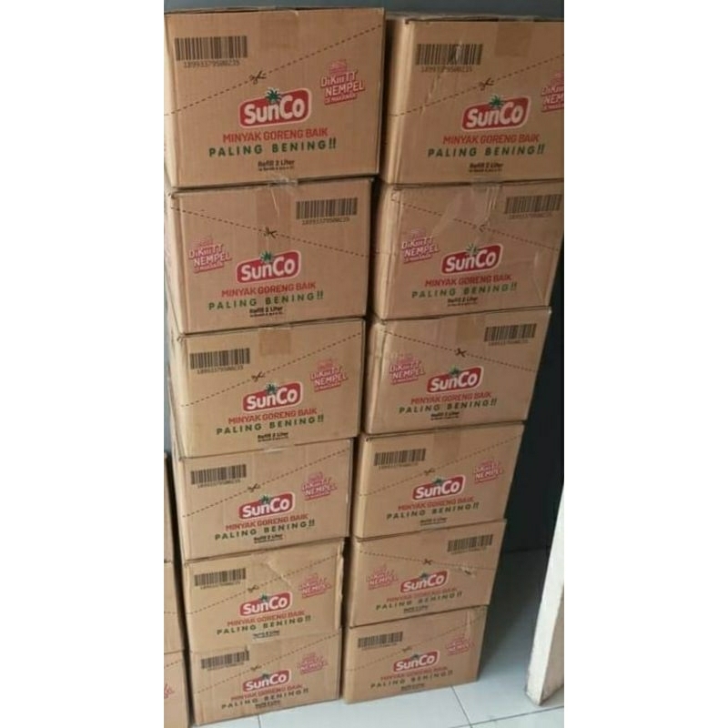 

minyak Goreng Sunco kemasan 2L 1 Dus isi 6 pcs