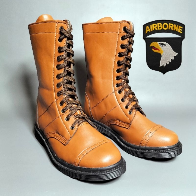 Sepatu Boots US Army Airborne WW2 Kulit