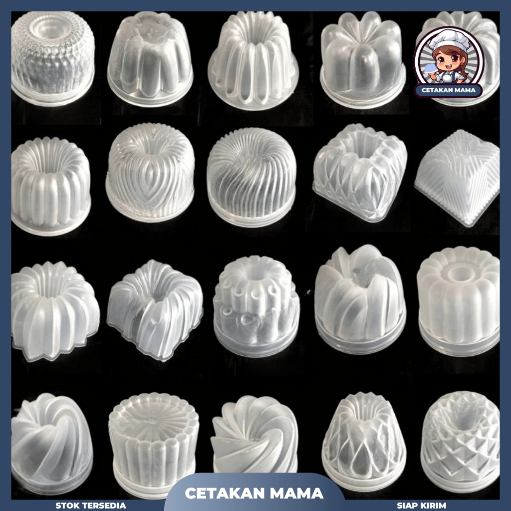 SATUAN Cetakan Pudding Mini Jelly Mini Kue Bolu Putu Ayu Loyang Viral Import Bavaya / Twist / Bubble