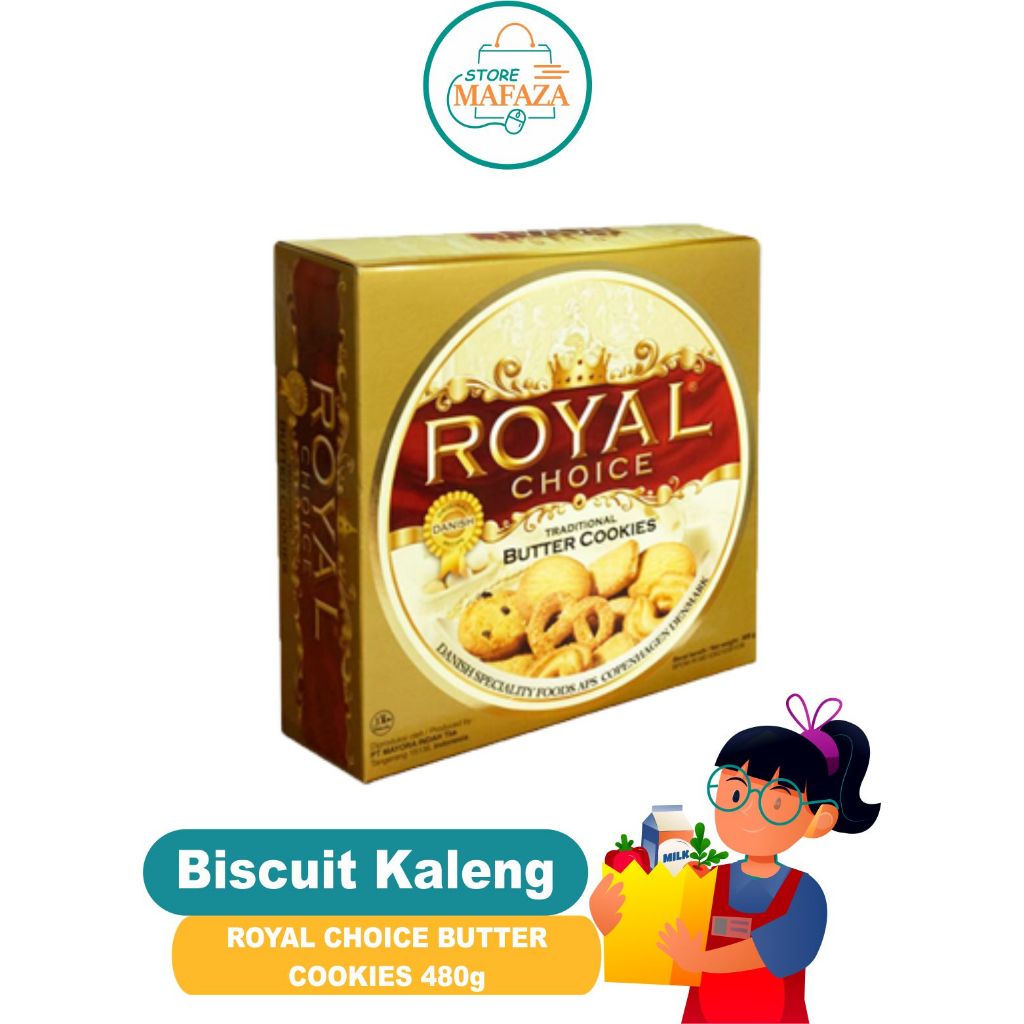 

ROYAL Biscuit Kaleng ROYAL CHOICE BUTTER COOKIES 480g