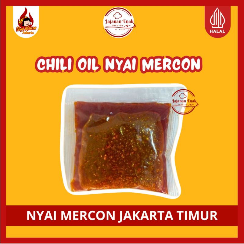 

Sambal Geprek Chilli Oil khas Nyai Mercon