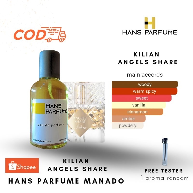 Kilian Angel's Share by hansparfume manado, parfum unisex