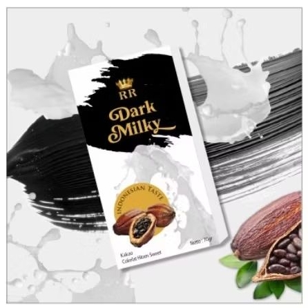 

Dark Choco Milky 70gram. ( Rasa Manis ).