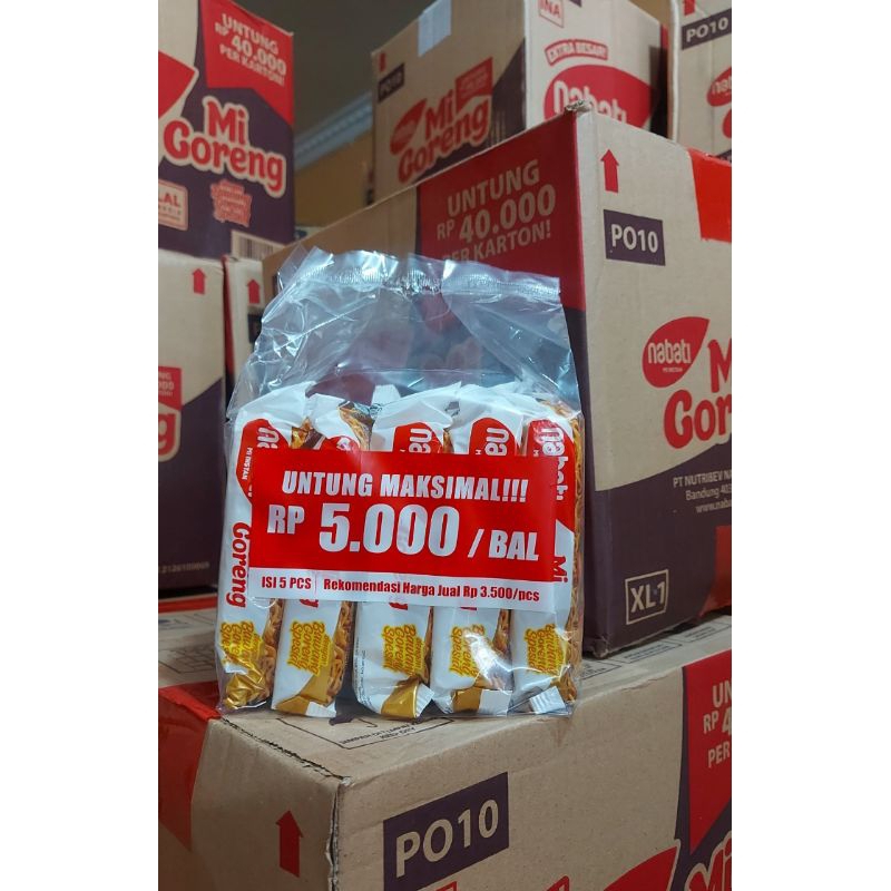 

Mie goreng nabati extra besar isi 5pcs
