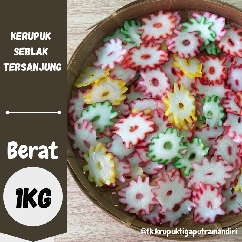 

kerupuk mentah seblak tersanjung krupuk tersanjung mentah 1kg