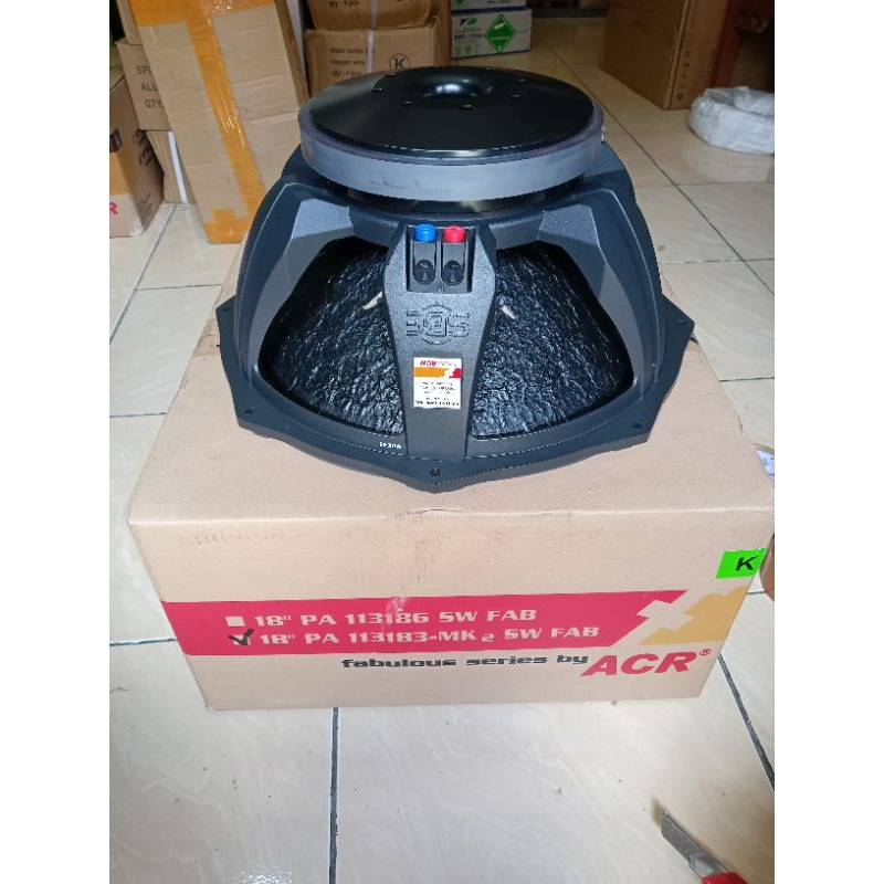 SPEAKER ACR FAB 18' PA 113183