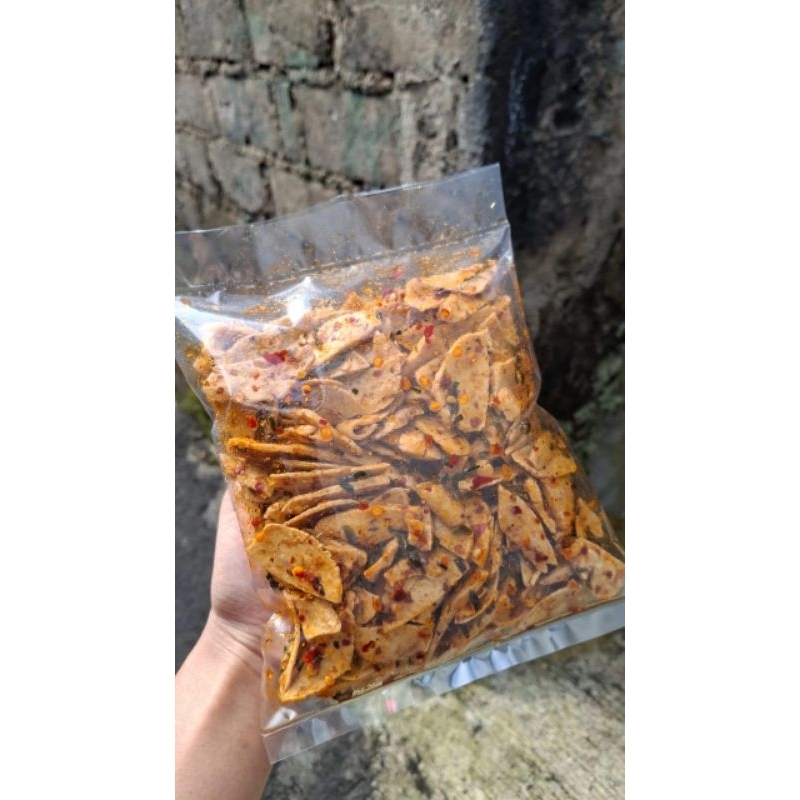 

Basreng Kering Daun Jeruk Virall Tipis