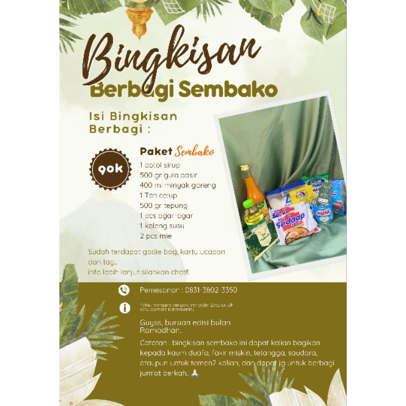 

Hampers berbagi sembako 90k