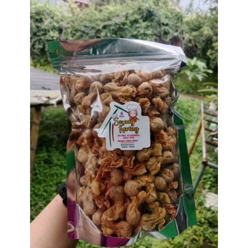 

Cumi abon, somai kering isi abon
